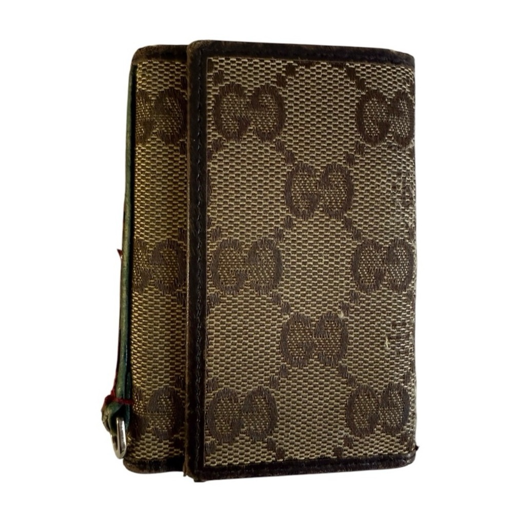 Gucci Brown Monogram Keyholder Wallet *Pre- Loved Condition*